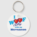 Search for havanese dog key rings Heart