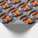 Search for flames wrapping paper Gothic