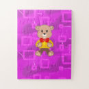 Search for teddy bear puzzles Pink