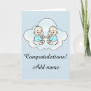 Search for birth twins congratulations cards New parents