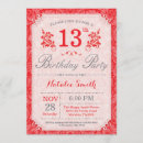 Search for sweet 13 birthday invitations Elegant