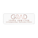 Search for graduation announcement return address labels Graduate