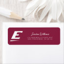 Search for kentucky return address labels Maroon and white