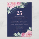 Search for elegant 25th birthday invitations Chic