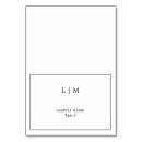 Search for black and white place cards Classic