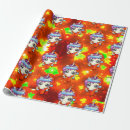 Search for santa unicorn wrapping paper Kawaii