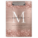 Search for rose gold clipboards Brushed metal