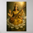 Search for goddess saraswati posters Veena