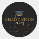Search for graduation confetti stickers Black