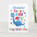 Search for dinosaur valentines day cards Happy valentine's day