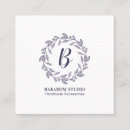 Search for wreath business cards Minimalist