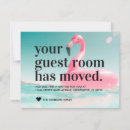 Search for flamingo moving announcement cards Change of address