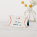Search for baseball place cards Vintage