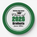 Search for graduation paper plates Class of 2026
