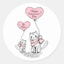 Search for kitten valentine stickers Romance