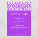 Search for damask wedding stamp postcards Purple
