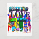 Search for hate vertical postcards Lgbt