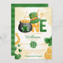 Search for st patricks 1st birthday invitations St paddys day