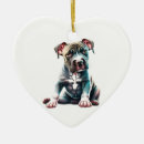 Search for american staffordshire terrier christmas tree decorations Puppy
