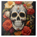 Search for sugar skull tiles Flowers