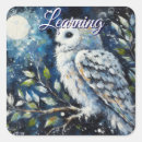 Search for owl on branch stickers Bird