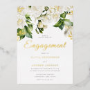Search for gold foil engagement party invitations Floral