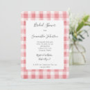 Search for girly bridal shower invitations White