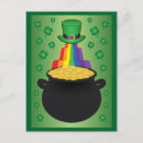 Search for pot leaf vertical postcards Leprechaun