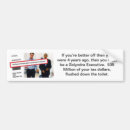 Search for wasted bumper stickers Bailout