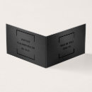Search for folded business cards Black