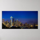 Search for seattle skyline posters Horizontal