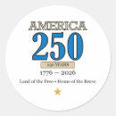 Search for 250 stickers Usa anniversary