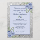 Search for sparkle wedding invitations Navy blue