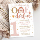 Search for boho rainbow 1st birthday invitations Girl