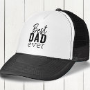 Search for best dad ever hats Black and white