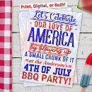 Search for funny 4th of july invitations America