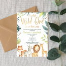 Search for a little wild one baby shower invitations Zoo
