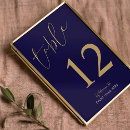 Search for navy and gold table cards Modern