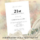 Search for male 21st birthday invitations Simple