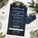 Search for rustic blue invitations String lights