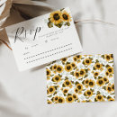 Search for sunflower wedding rsvp cards Botanical