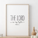 Search for the lord is my light posters Scripture