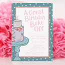 Search for bake off invitations Pink