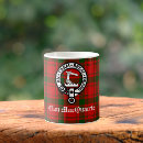 Search for surname coffee mugs Tartan