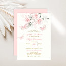 Search for butterfly quinceanera invitations Blush pink
