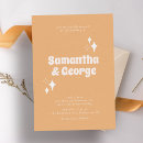 Search for vintage typography wedding invitations Minimal