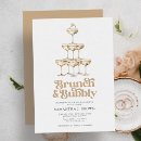 Search for champagne bridal shower invitations Rose