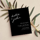 Search for orange and black wedding invitations Calligraphy