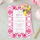 Search for fuchsia bridal shower invitations Elegant