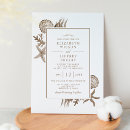 Search for marine wedding invitations Seashells